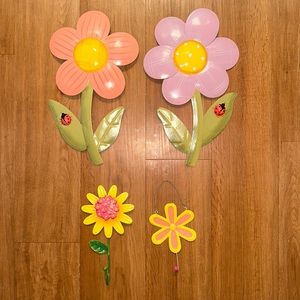Flower wall decor